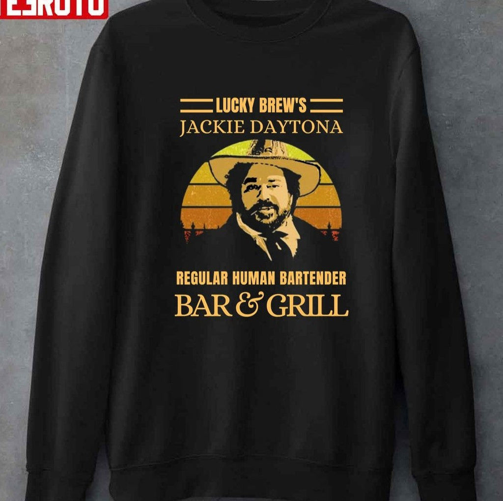 Regular Human Bartender Bar Brews Jackie Daytona  And Grill Vintage Retro Unisex T-Shirt Unisex T-Shirt