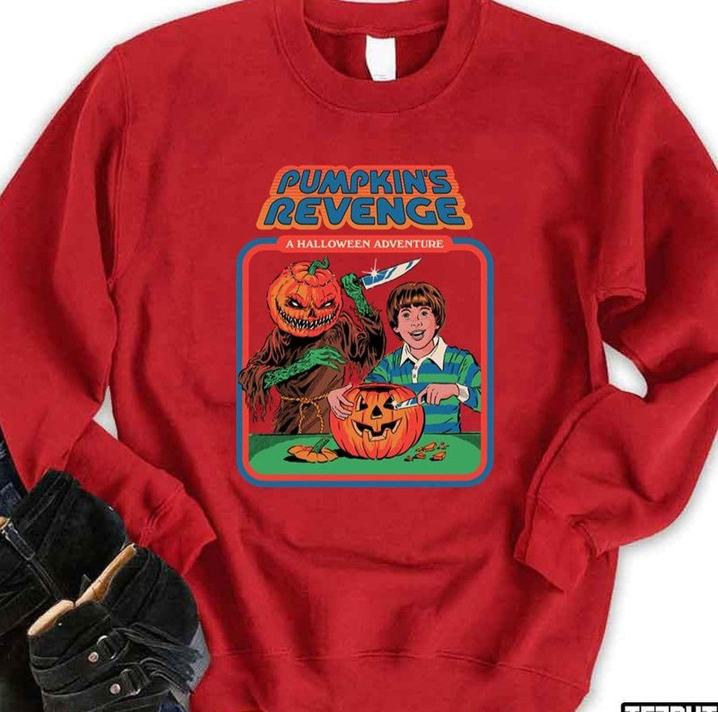 Pumpkins Revenge Funny Vintage Kids Art Unisex T-Shirt