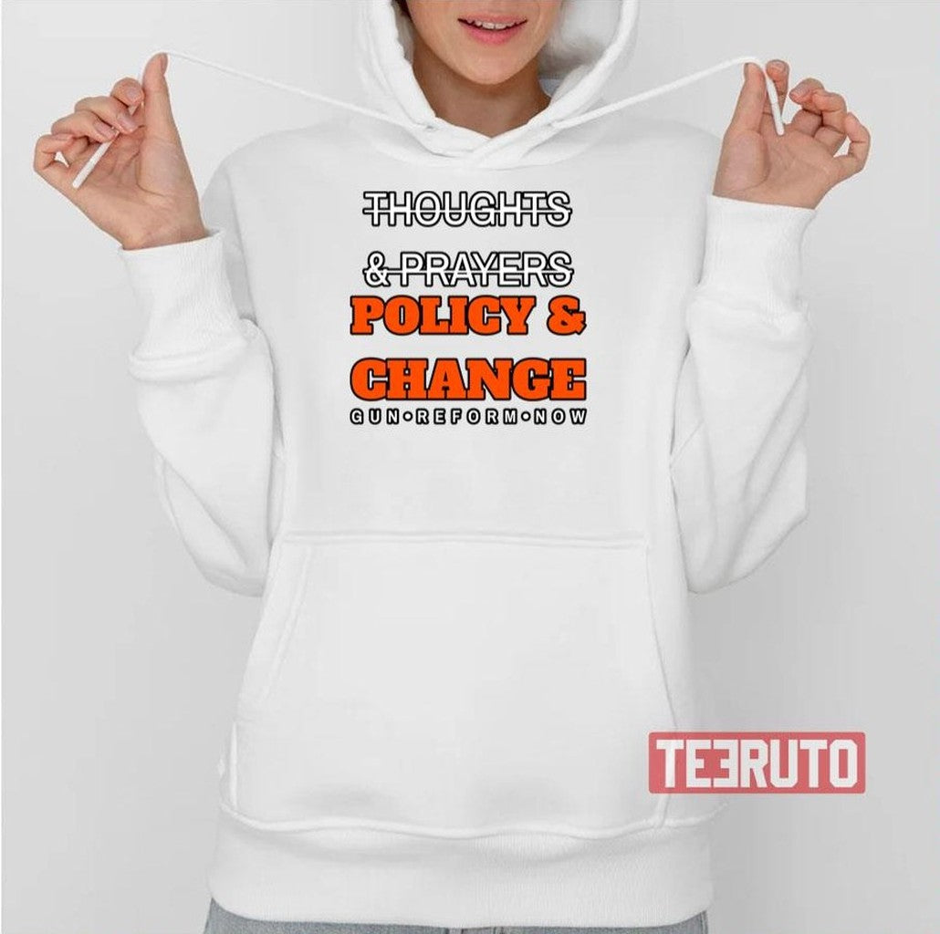 Policy And Change Gun Control Unisex T-Shirt