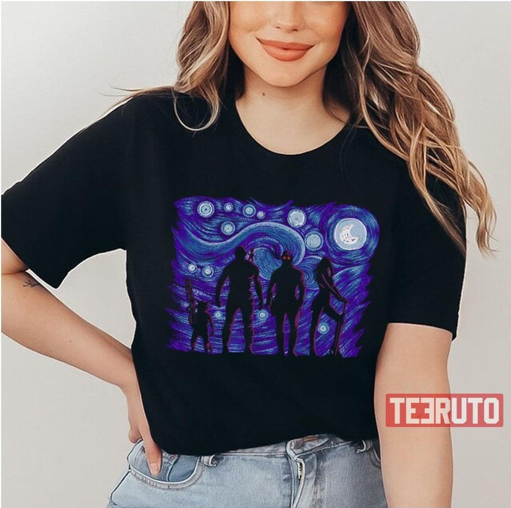 Starry Galaxy Guardians Of The Galaxy Unisex T-Shirt