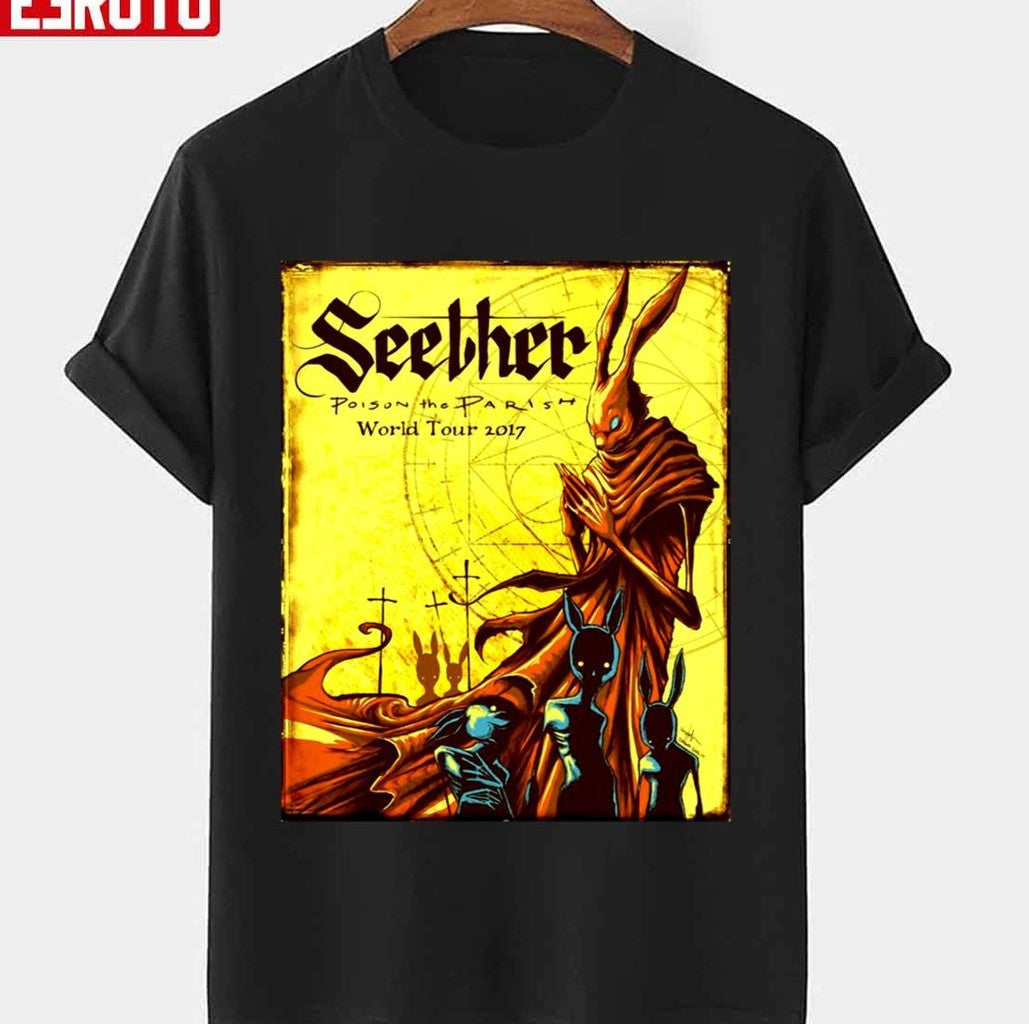 Poison The Parish Seether World Tour 2017 Unisex T-Shirt