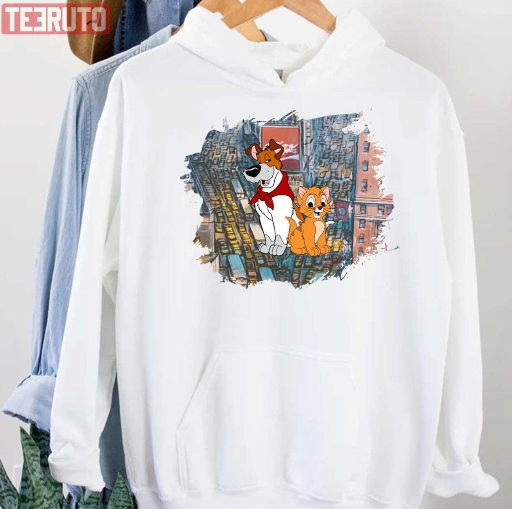 Oliver And Dodger Oliver &amp; Company Unisex Hoodie