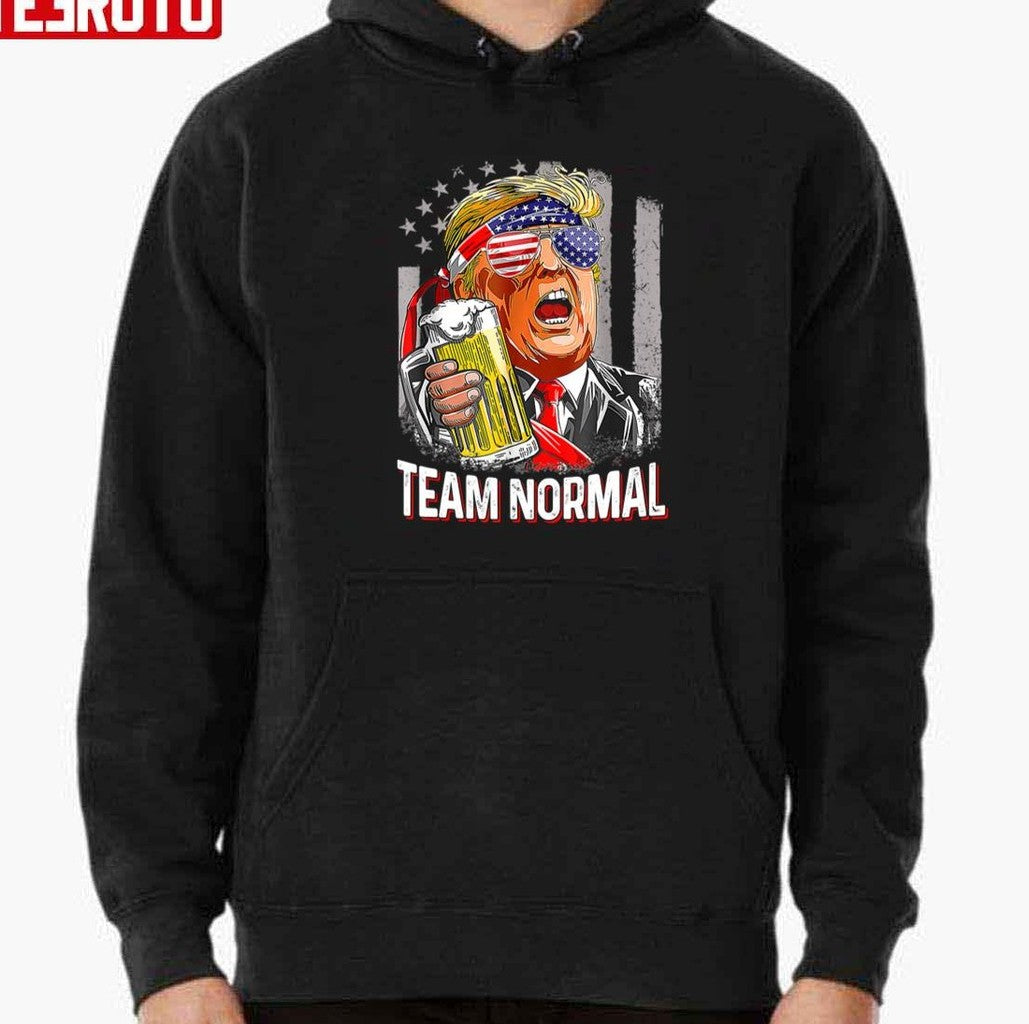 Team Normal Us Flag Funny Trump Art Unisex T-Shirt
