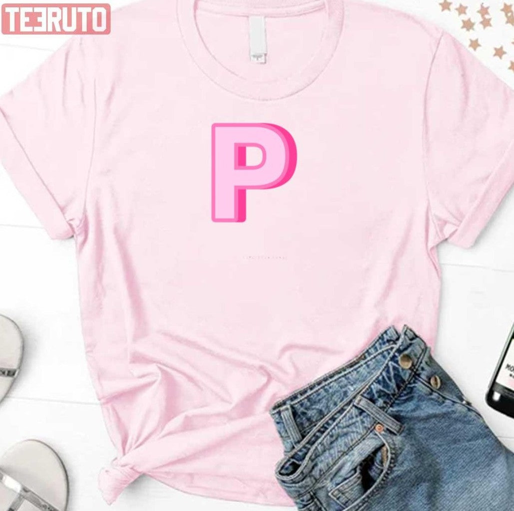 Pink P Pink Preppy Unisex T-Shirt