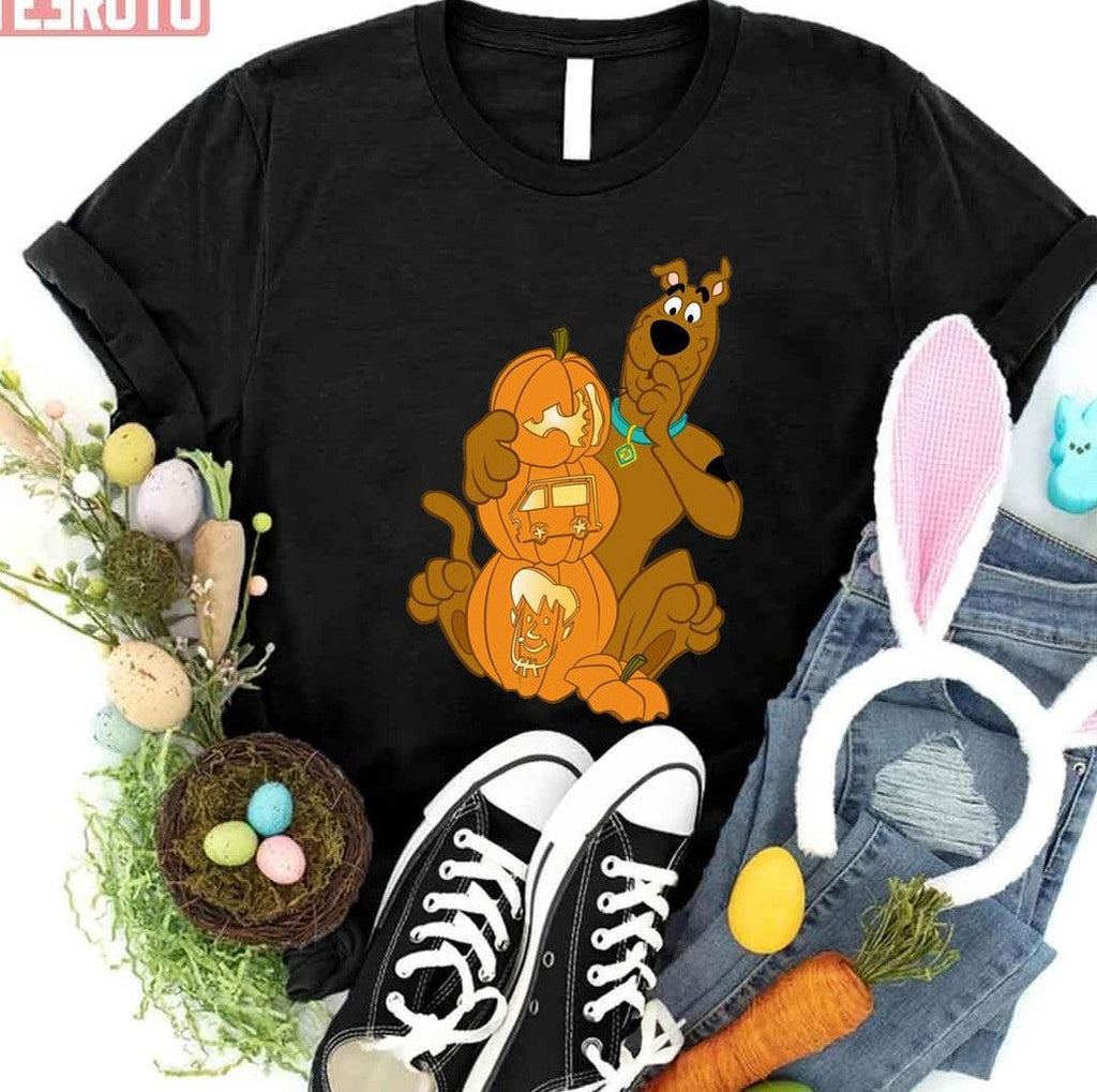 Scooby-doo  Pumpkin Halloween Cartoon Art Unisex T-Shirt