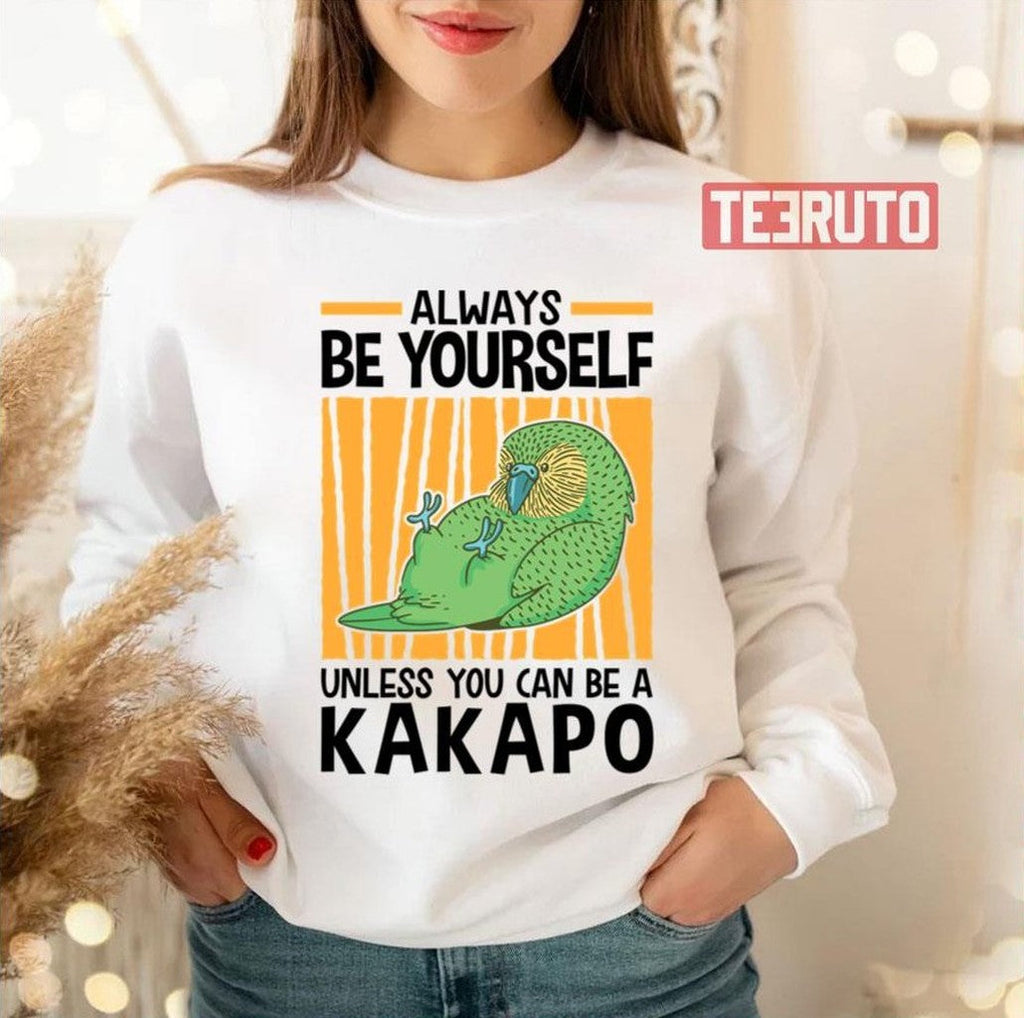 Be A Kakapo Flightless Parrot Unisex Sweatshirt