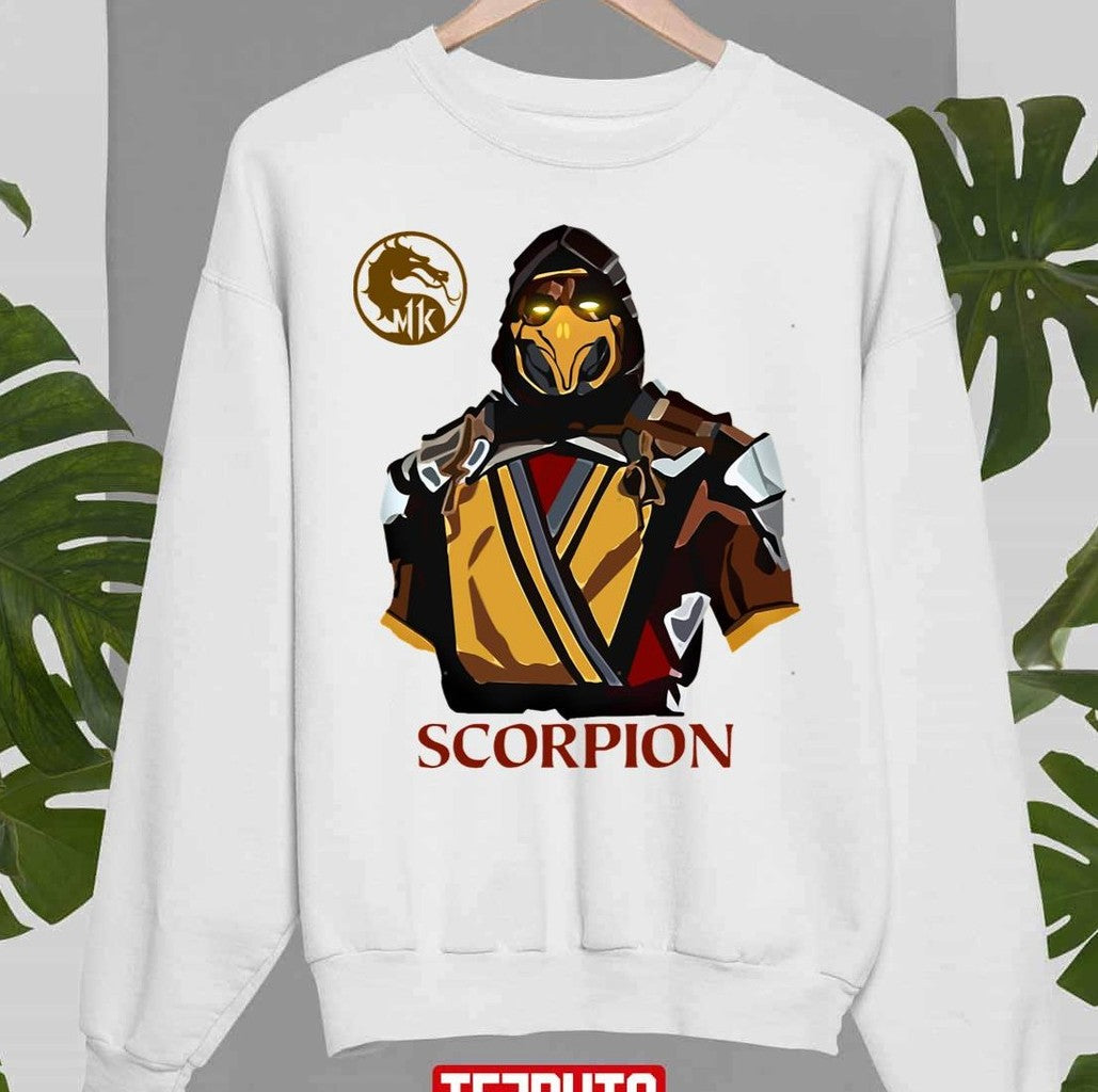 Scorpion Half Body Mortal Kombat Unisex T-Shirt