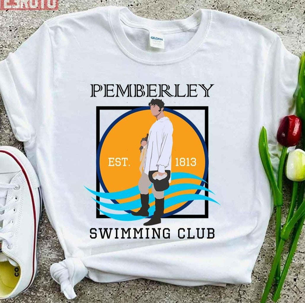 Pemberley Swimming Club Est 1813 Pride And Prejudice Unisex T-Shirt