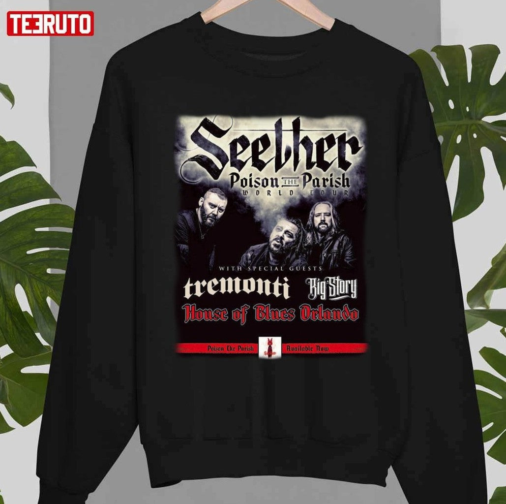 Oison Parish Seether Tour 2018 2019 Concert Unisex T-Shirt