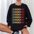 Birthday Jungkook Repeated Text Unisex Sweatshirt