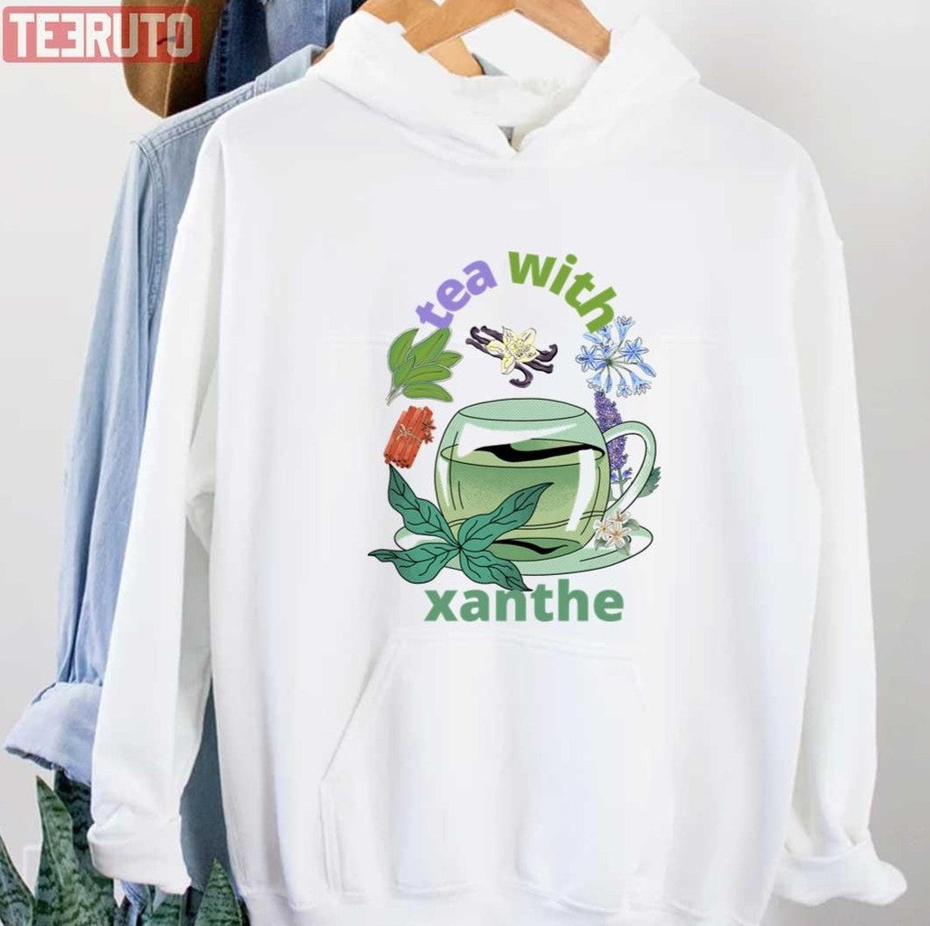 Tea With Xanthe Green Plants Unisex T-Shirt