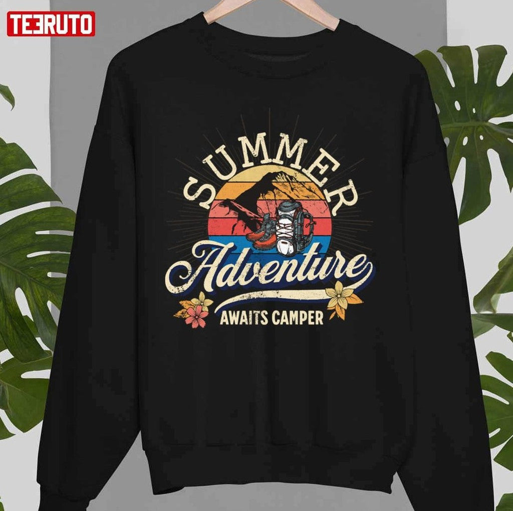 Summer Adventure Awaits Camper Calling Art Unisex T-Shirt