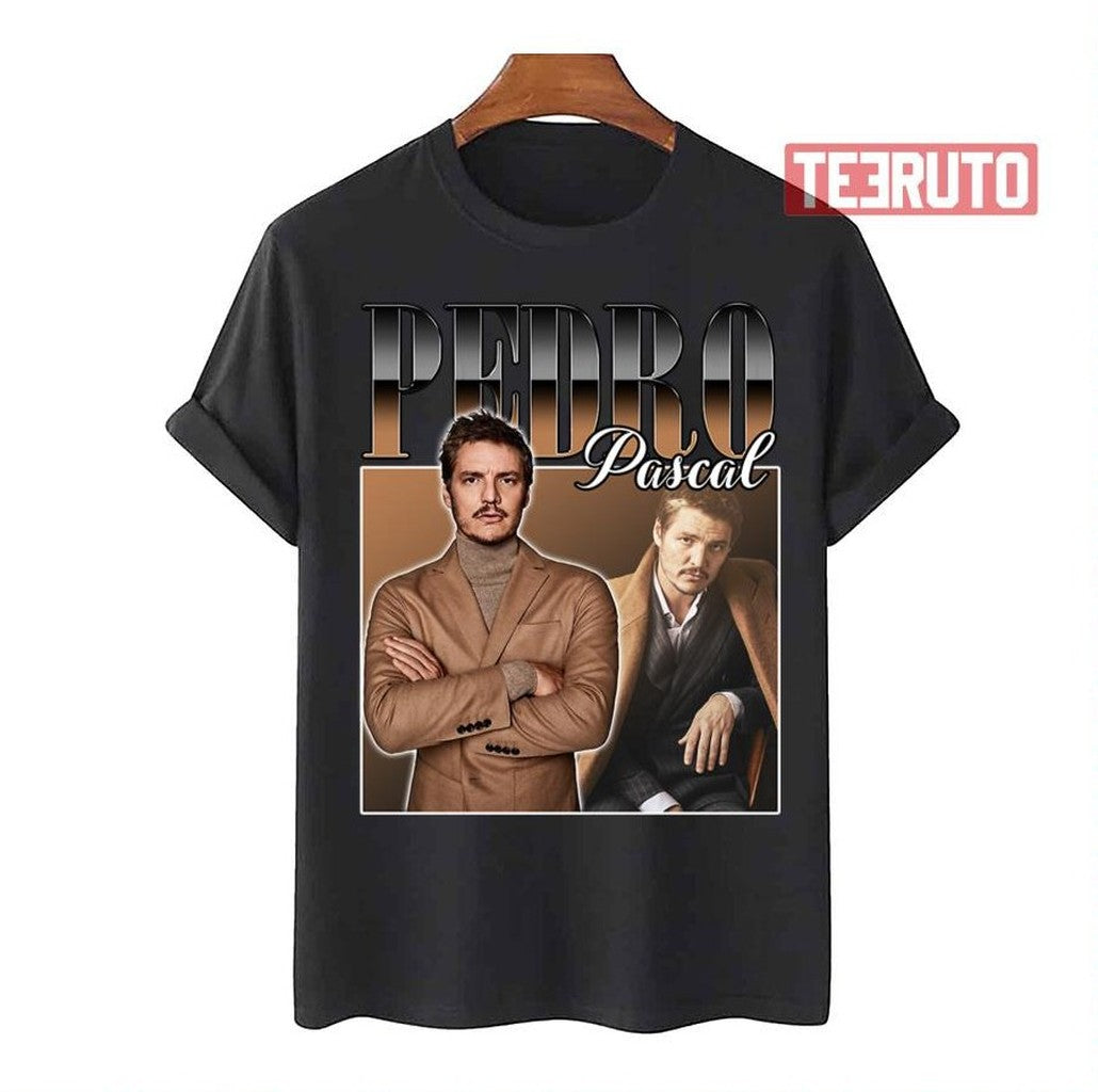 Pedro Pascal In Suits The Last Of Us Vintage 90's Bootleg Unisex T-Shirt