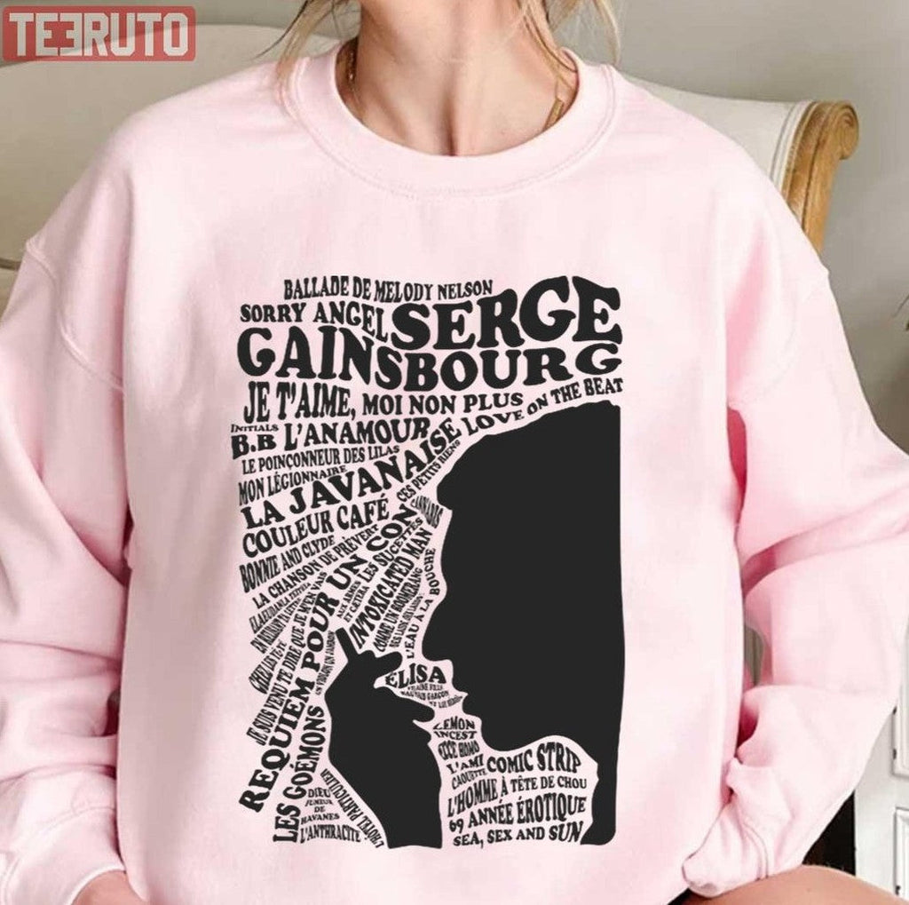 Serge Gainsbourg Discographie Gainsbourg Unisex Sweatshirt