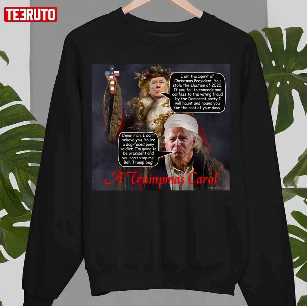 Bah Trump Bug The Ghost Of Christmas President Unisex Sweatshirt