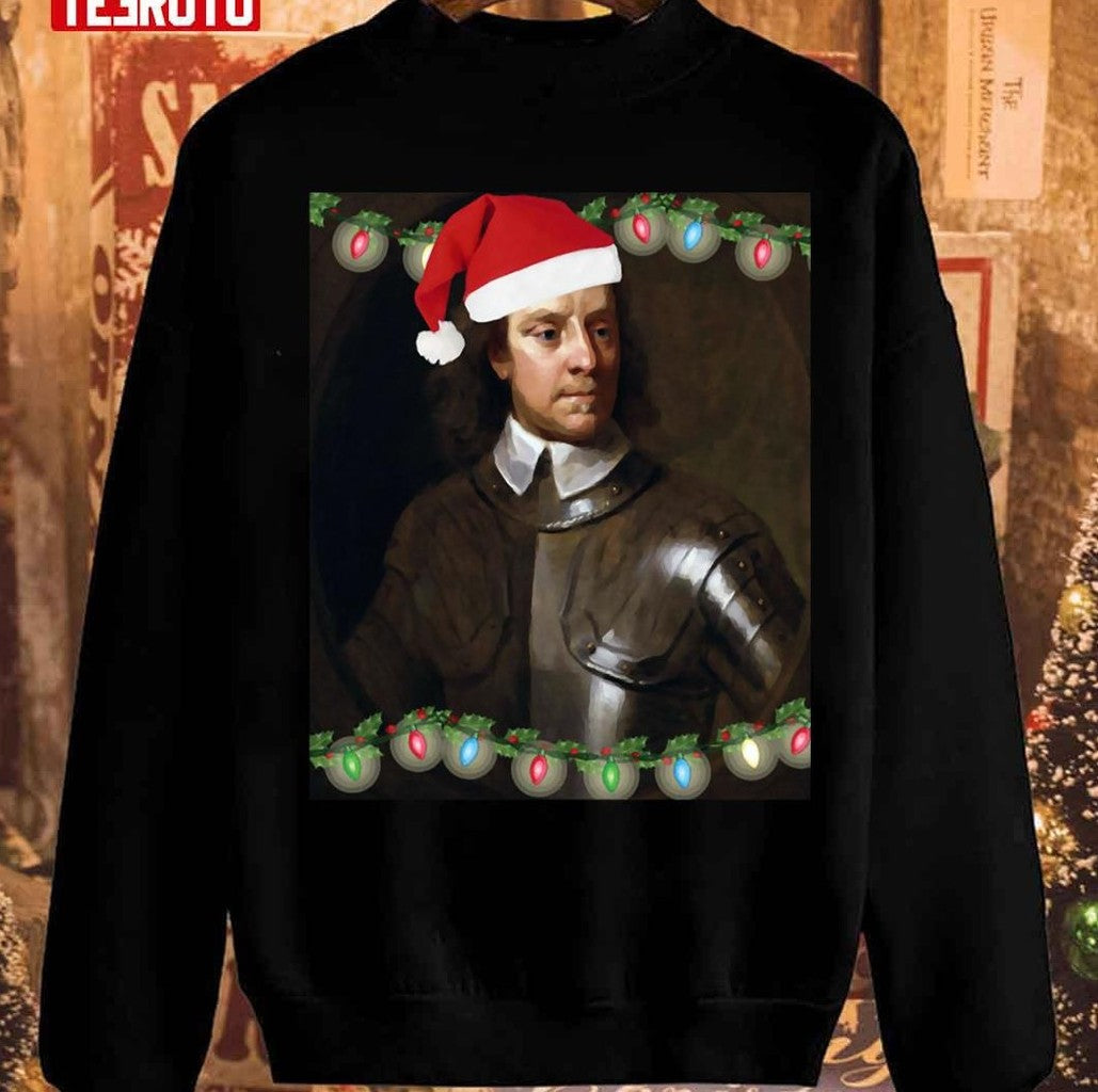 Oliver Cromwell Christmas Unisex Sweatshirt