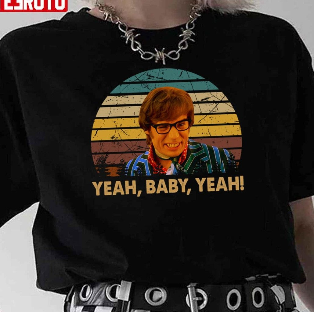 Austin Powers Character Painting Yeah Baby Unisex T-Shirt