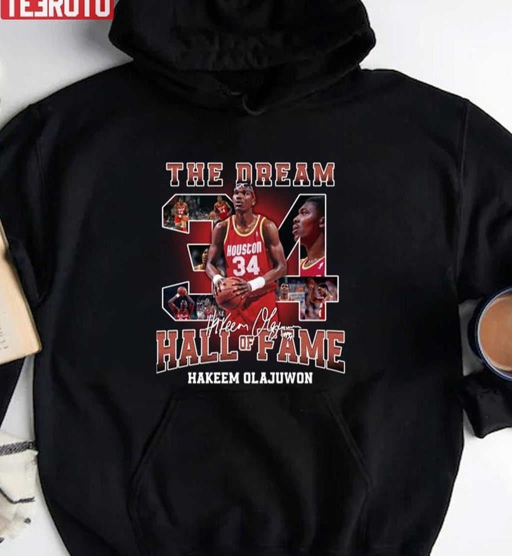 The Dream Houston Basketball Hakeem Olajuwon Legend Signature Unisex Sweatshirt
