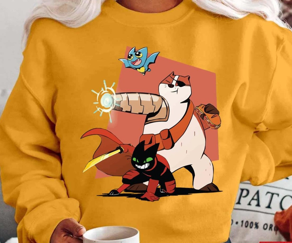Badgerclops Adorabat And Mao Mao Heroes Of Pure Heart Unisex T-Shirt