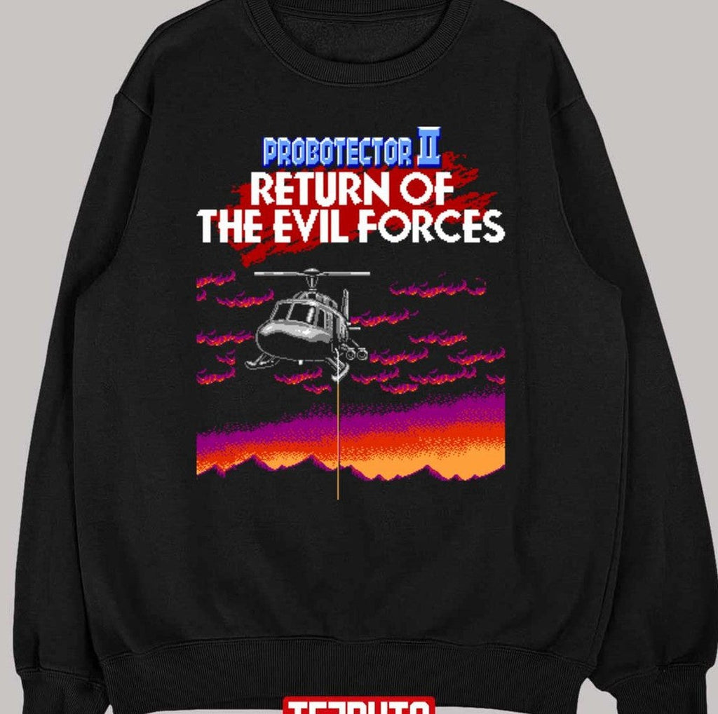 Probotector 2 Mega Drive Double Dragon Unisex Sweatshirt