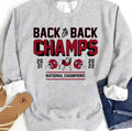 Back To Back Georgia Bulldogs National Champions 2023 Unisex Sweatshirt