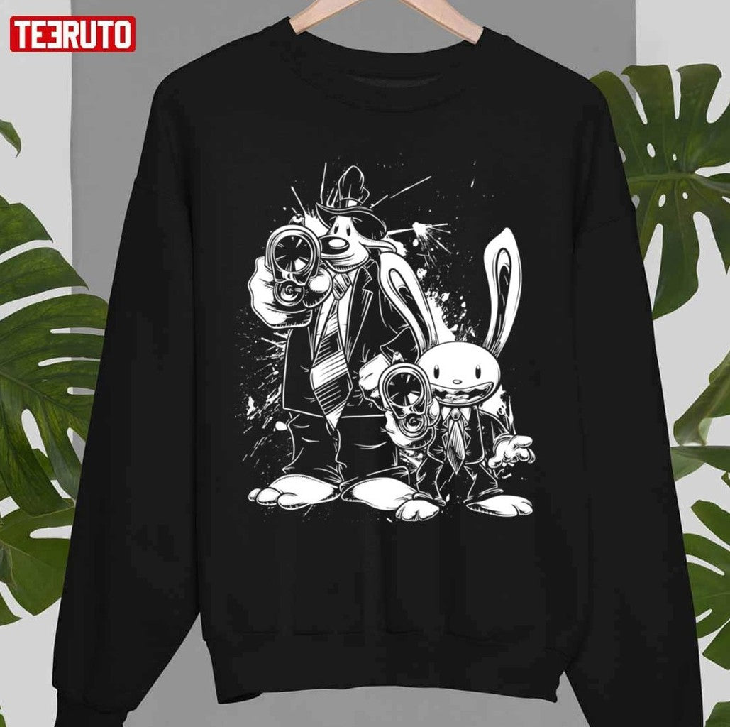 Sam &amp; Max X Pulp Fiction Art Unisex T-Shirt