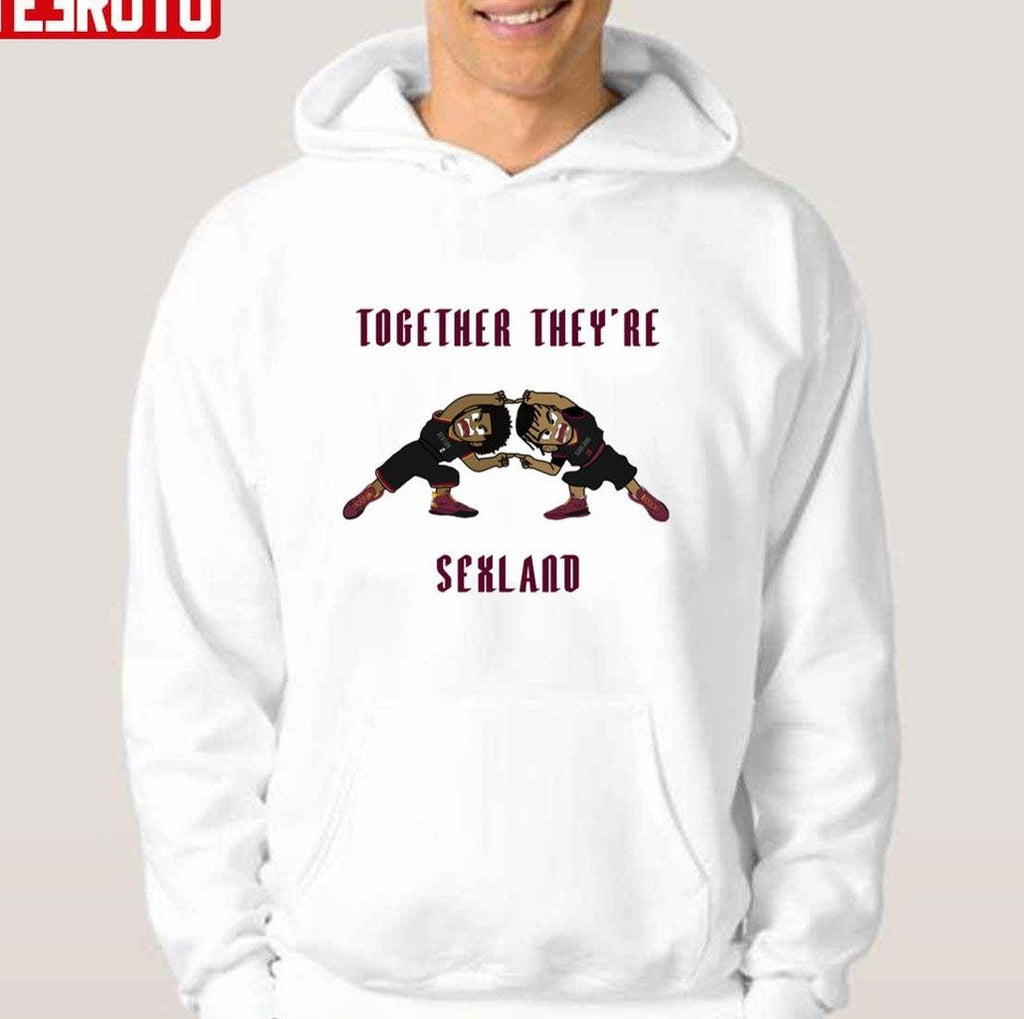 Sexland Fusion Together They're Sexland Darius Garland Unisex Hoodie