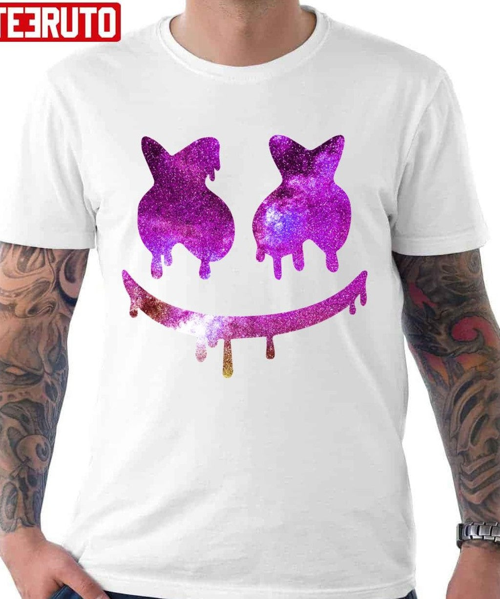 Space Painted Marshmello Unisex Hoodie