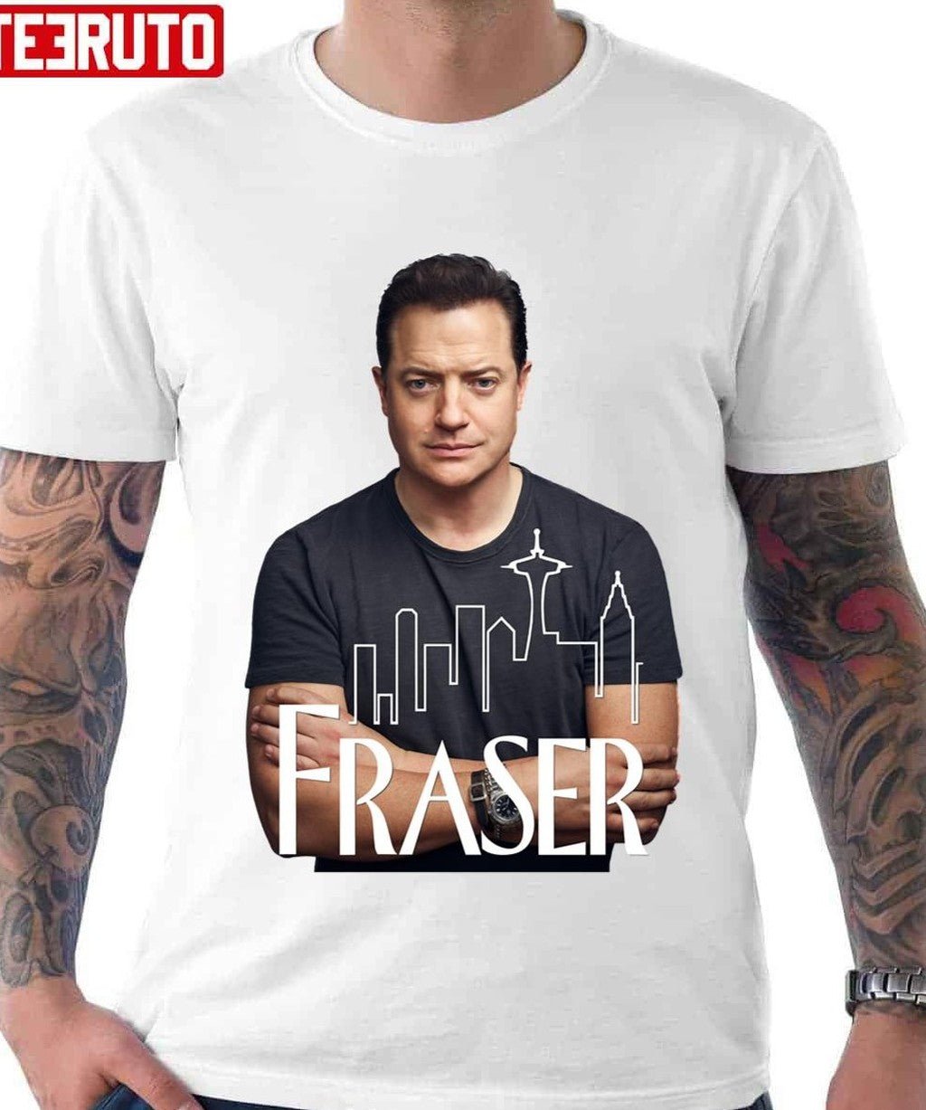 Portrait Of Brendan Fraser Unisex T-Shirt