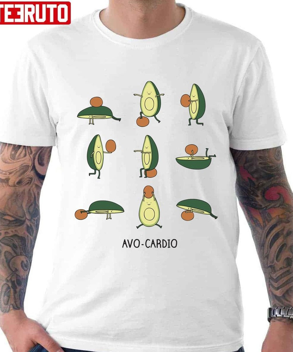 Avocardio Funny Avocado Cardio Unisex T-Shirt