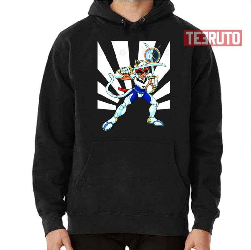 Seiya Samurai Pizza Cat Cloth White Rays Variant Unisex Hoodie