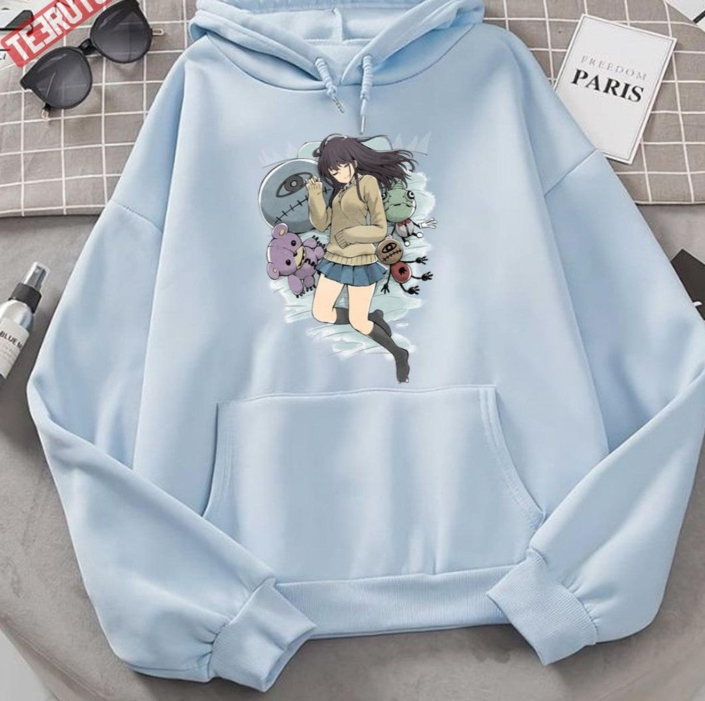 Sleeping Time Mieruko Chan Miko Yotsuya Unisex Hoodie