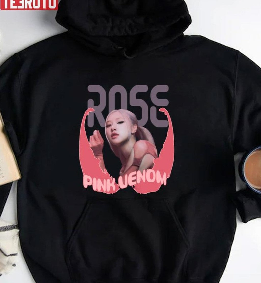 Rosie Is Roses Rose Pink Venom Blackpink Unisex T-Shirt