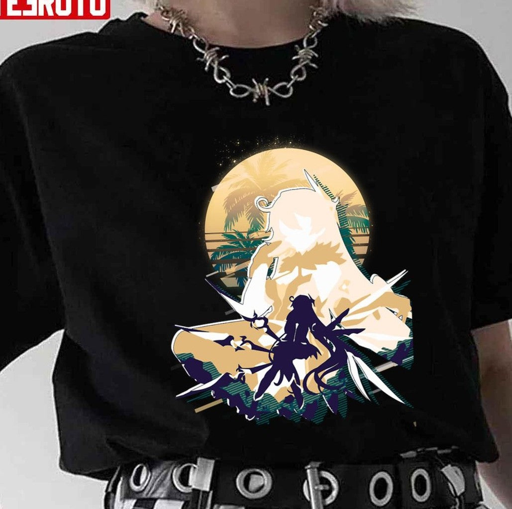 Awesome Artwork 80s Retro Honkai Impact Herrscher Of The Void Unisex T-Shirt