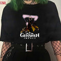 Anime Genshin Impact Shining Zhongli Unisex T-Shirt
