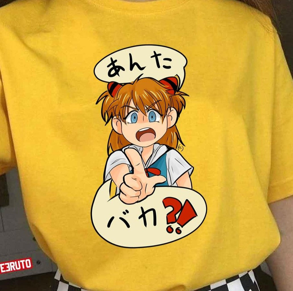 Anta Baka Neon Genesis Evangelion Asuka Langley Unisex T-Shirt