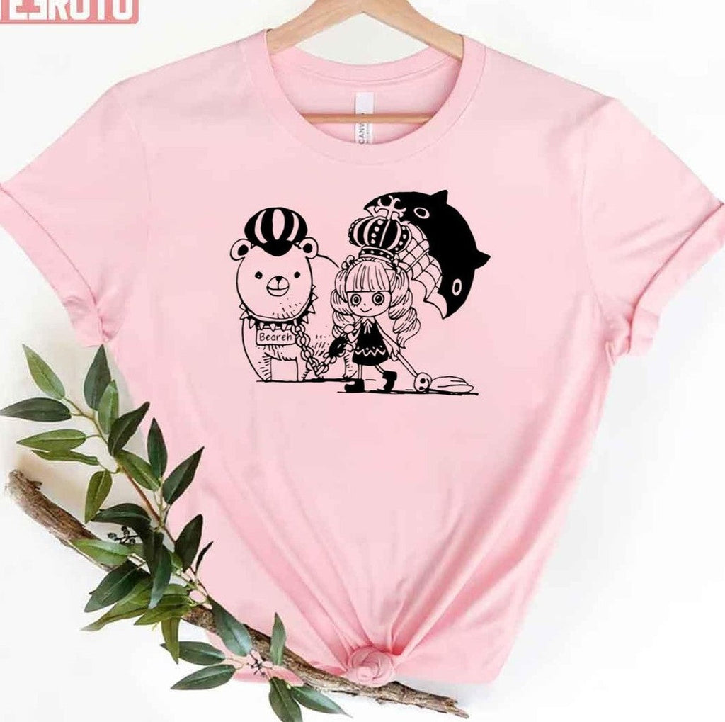 Perona And Beareh Childhood Black White Unisex T-Shirt