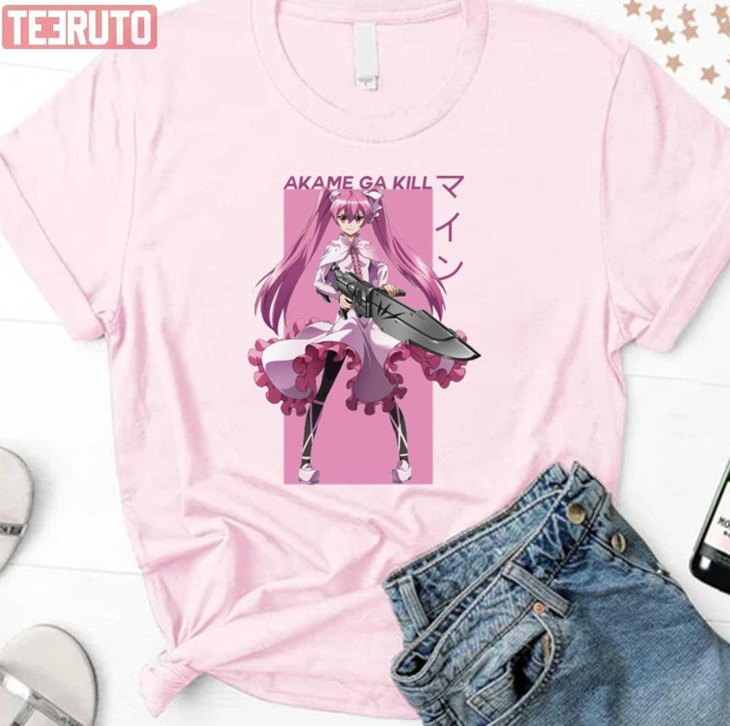 Pink Akame Ga Kill Anime Unisex Sweatshirt