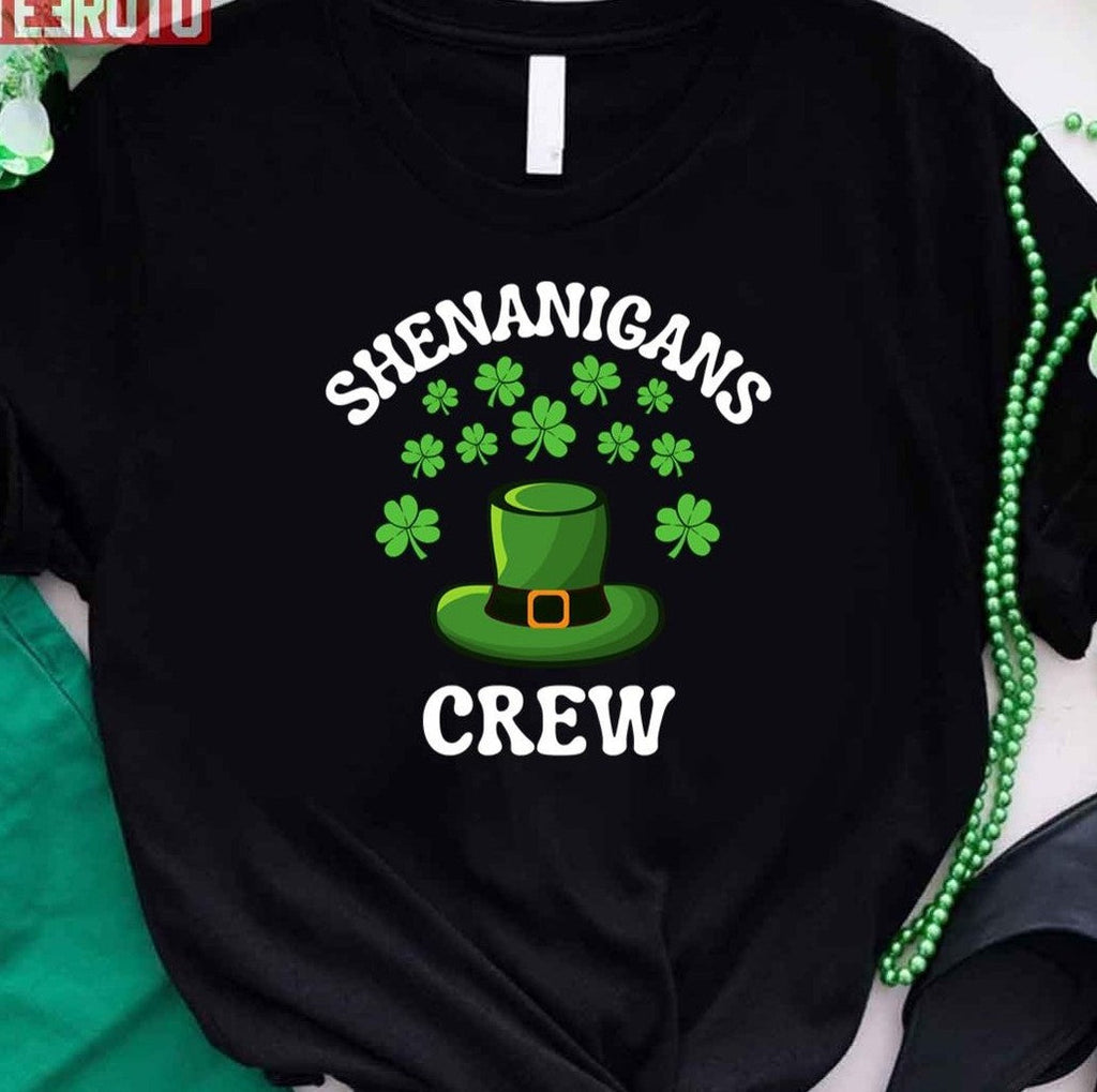 Shamrock Shenanigans Crew Squad Unisex T-Shirt