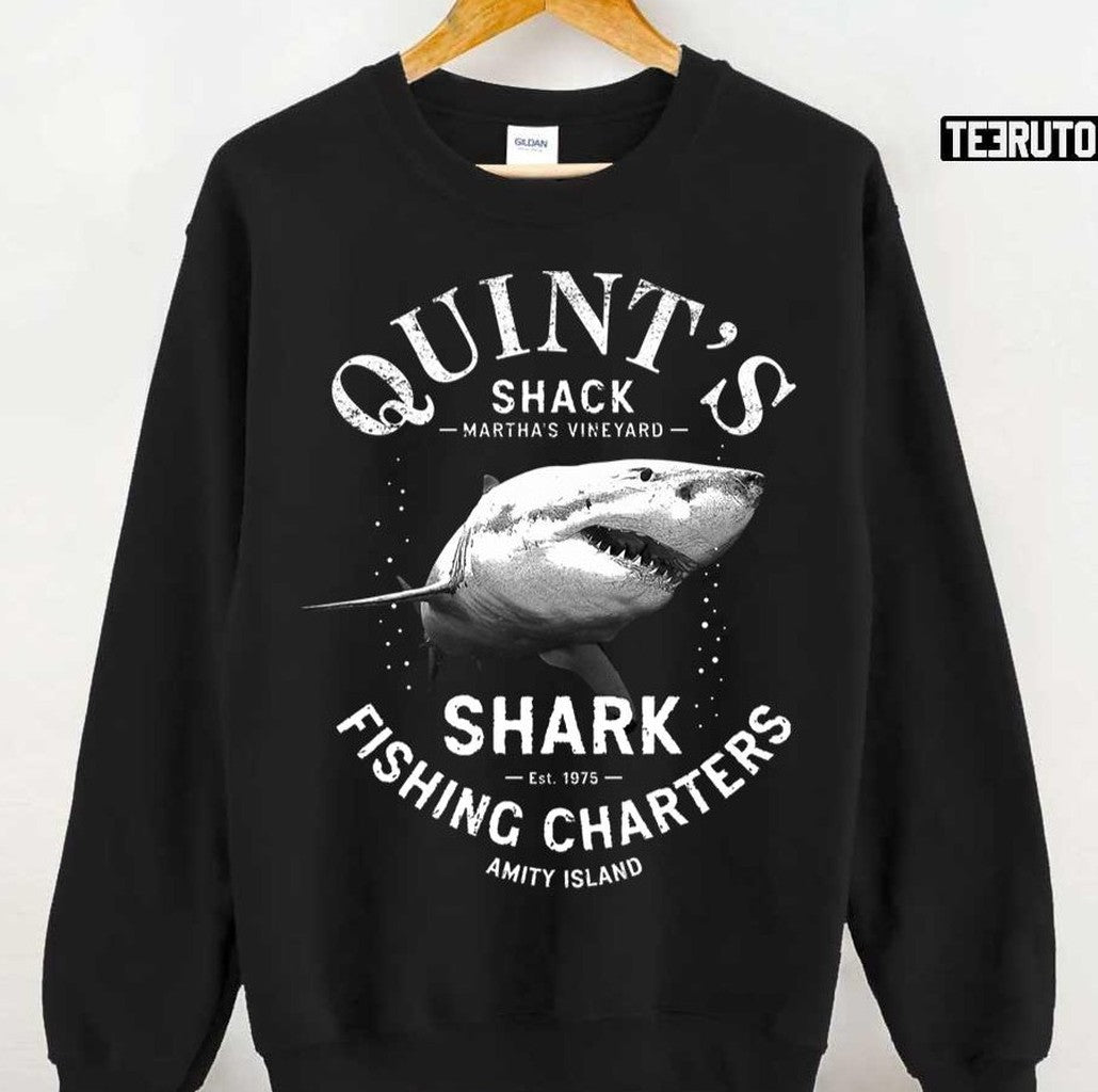 Quint's Shark Fishing Charters The Jaws Movie Unisex Sweatshirt