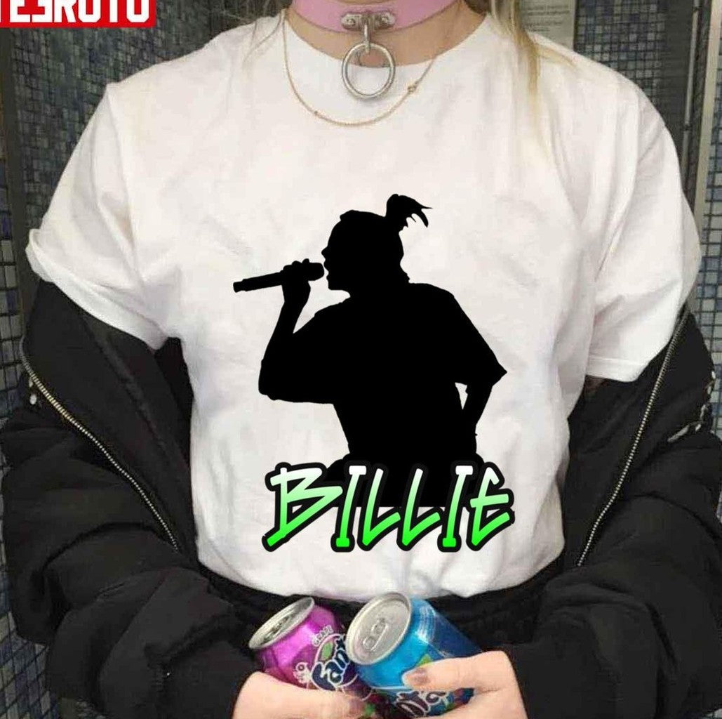 Portrait Billie Eilish Singer Pop Music Pop Star Unisex T-shirt