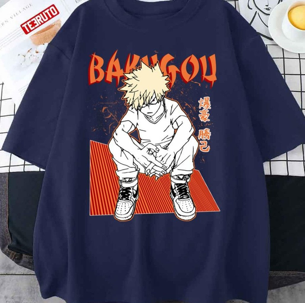 Scary Face Katsuki Bakugou My Hero Academia Unisex Sweatshirt