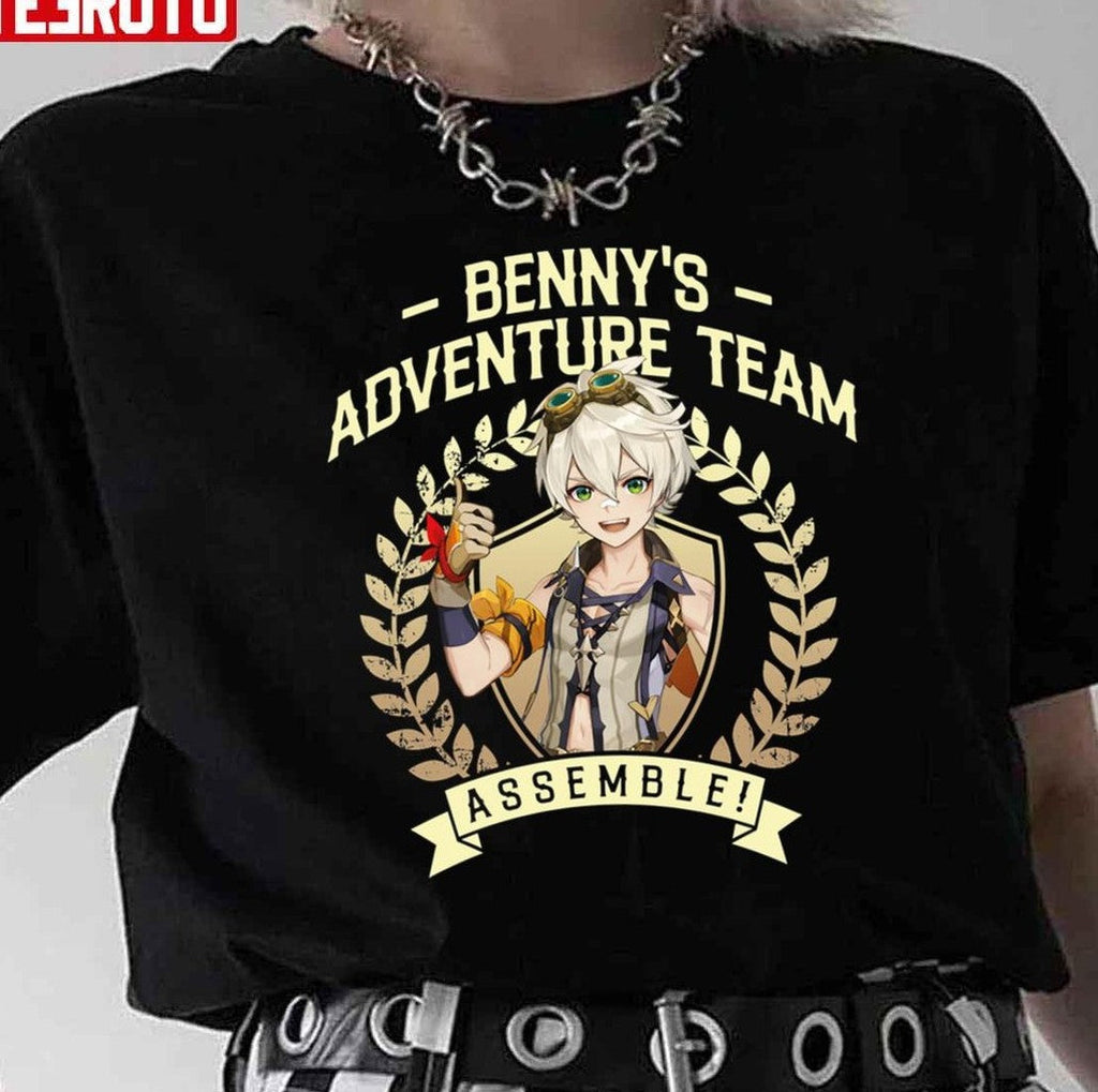 Bennyadventure Team Crest Genshin Impact Unisex T-Shirt