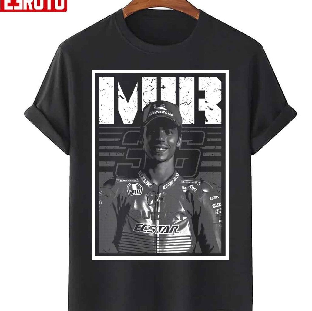 Black And White Design Joan Mir Motogp Unisex T-Shirt
