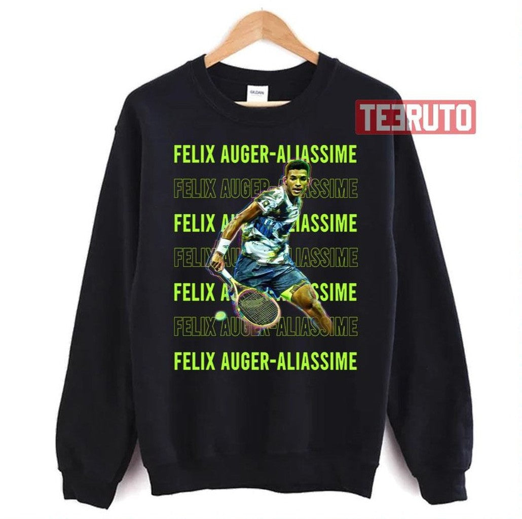 Tennis Slice Canada Tennis Felix Auger Aliassime Name Unisex T-Shirt