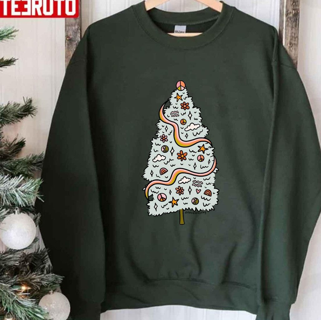 Aquarius Tree 2023 Christmas Unisex Sweatshirt