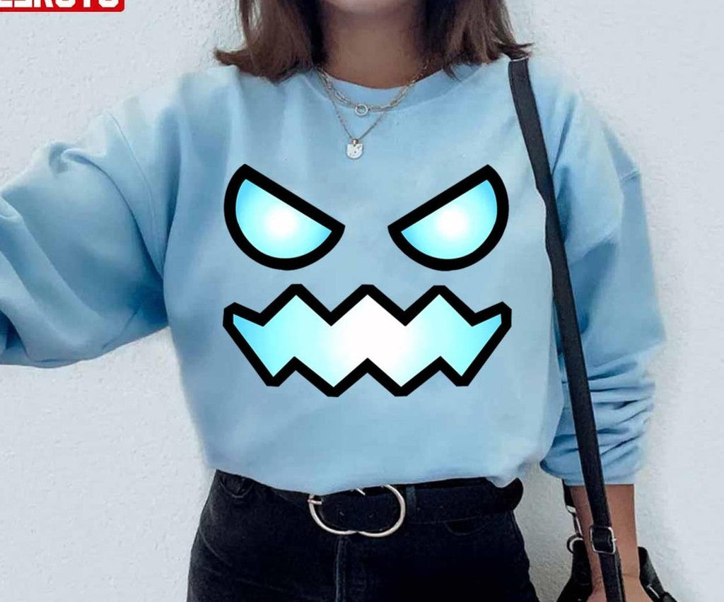 Angry Face Geometry Dash Unisex Sweatshirt