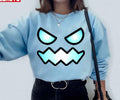 Angry Face Geometry Dash Unisex Sweatshirt