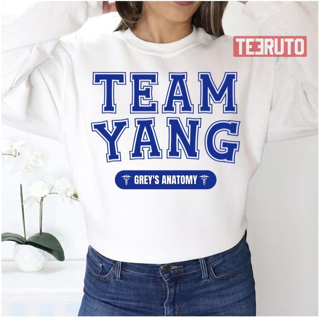 Team Yang Logo Grey's Anatomy Unisex Sweatshirt -