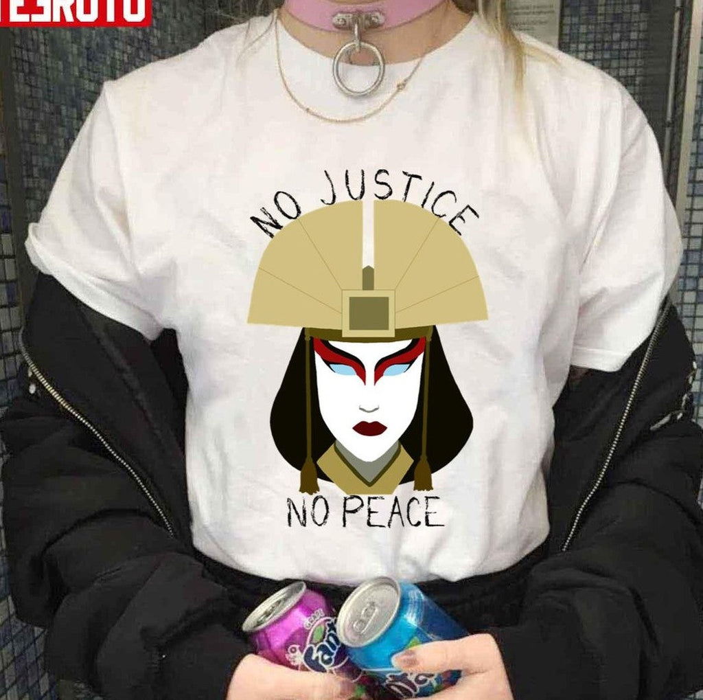Avatar Kyoshi No Justice No Peace Unisex T-Shirt